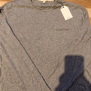Rye Men's Gray Long Sleeve Tee